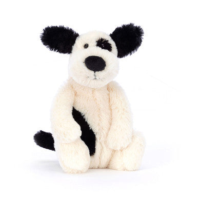 Bashful Black & Cream Puppy [B1T40]
