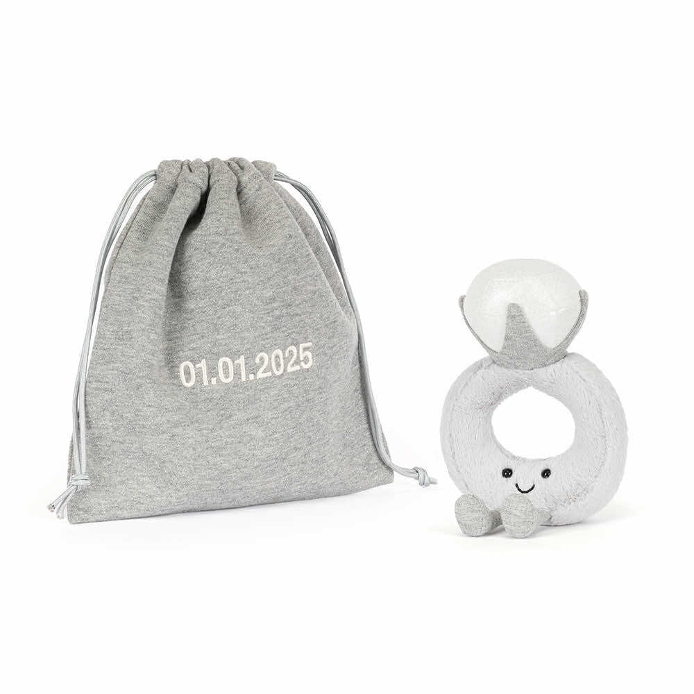 Amuseable Diamond Ring with Personalised Bag, View 6
