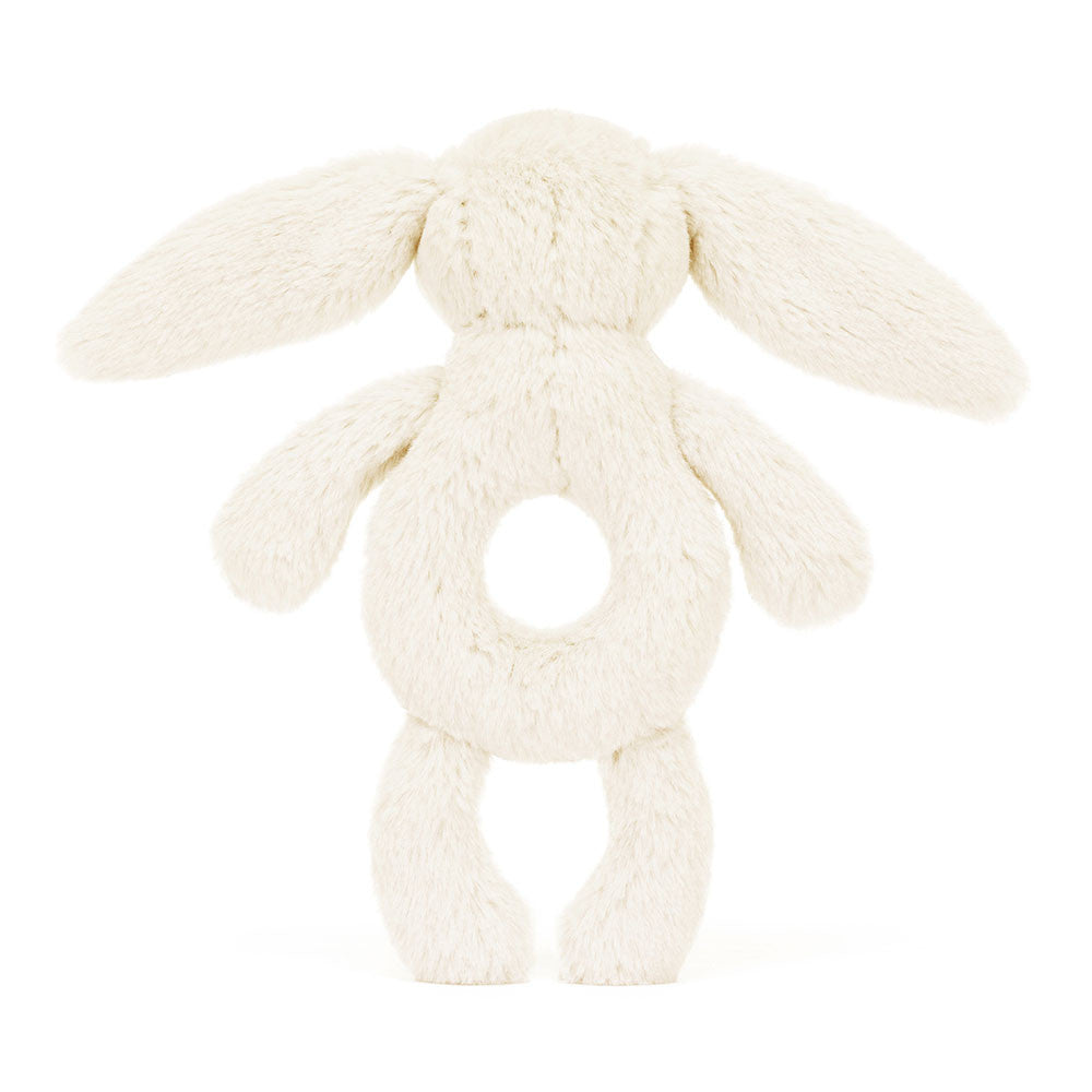 Bashful Cream Bunny Ring Rattle, View 3