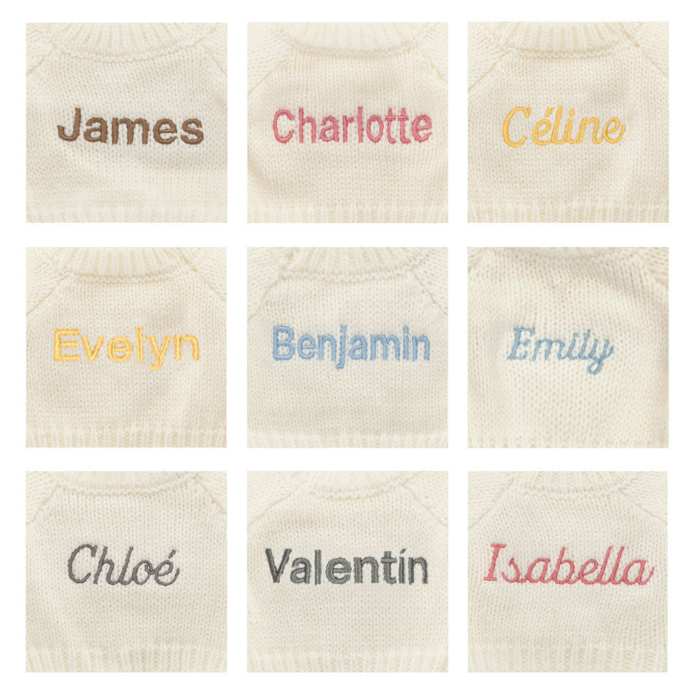 Bashful Luxe Bunny Rosa with Personalised Cream Jumper, View 2