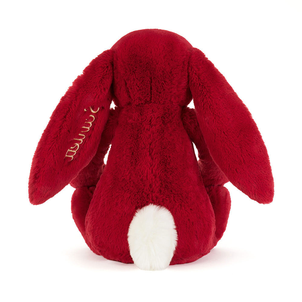 Personalised Bashful Luxe Bunny Scarlett Huge, View 4