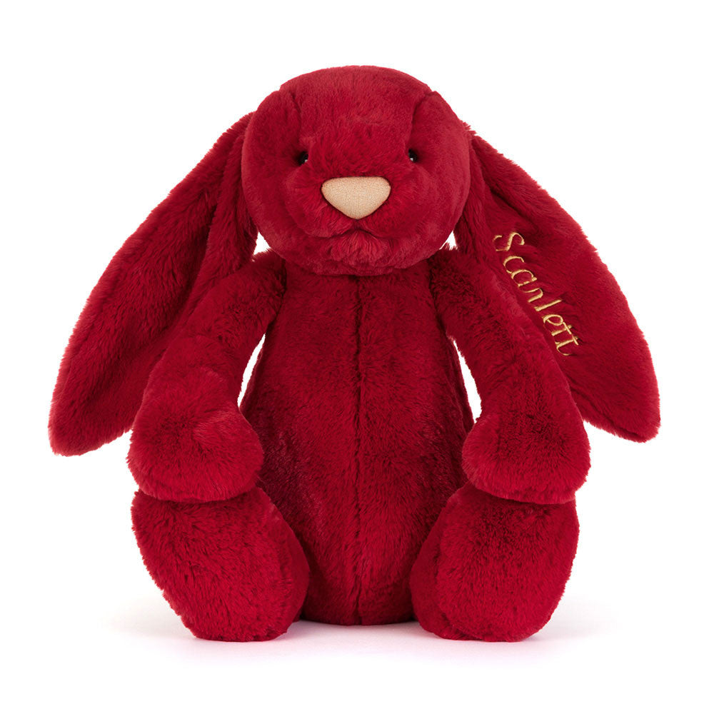 Personalised Bashful Luxe Bunny Scarlett Huge, View 5