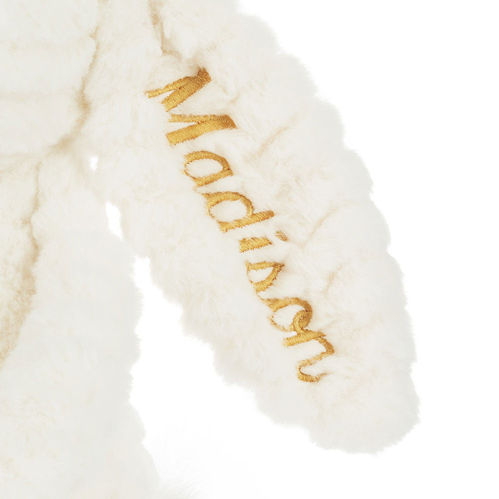 Personalised Bashful Luxe Bunny Nimbus, View 3