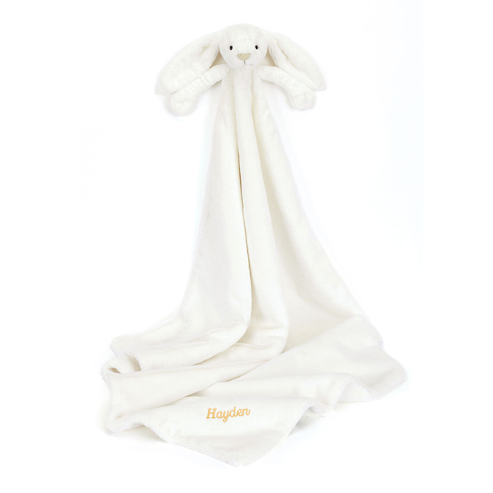 Personalised Bashful Luxe Bunny Luna Blankie, Main View