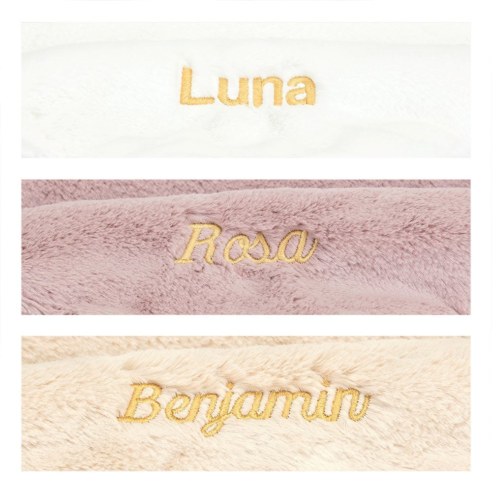 Personalised Bashful Luxe Bunny Luna Soother, View 4